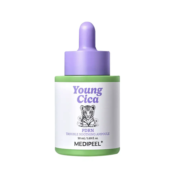 MEDI-PEEL Смягчающая ампула для чувствительной кожи Young Cica PDRN Trouble Soothing Ampoule, 50 мл