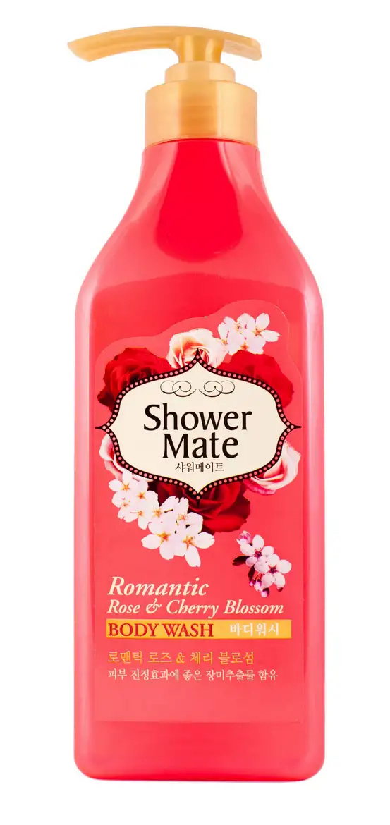 KeraSys Гель для душа «роза и вишневый цвет» - Shower mate romantic rose & cherry, 550мл