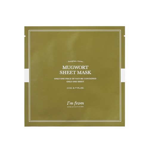 I'm From Маска тканевая с полынью - Mugwort sheet mask, 23мл