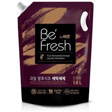 Lion Жидкое средство для стирки Be Fresh by Beat, с виноградным уксусом, канистра, 1,6 л (м/у)