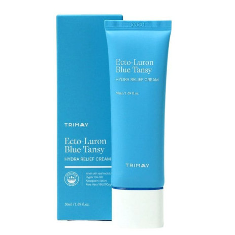 TRIMAY Увлажняющий крем для лица с эктоином и гиалуроновой кислотой Ecto-Luron Blue Tansy Hydra Relief Cream, 50 мл