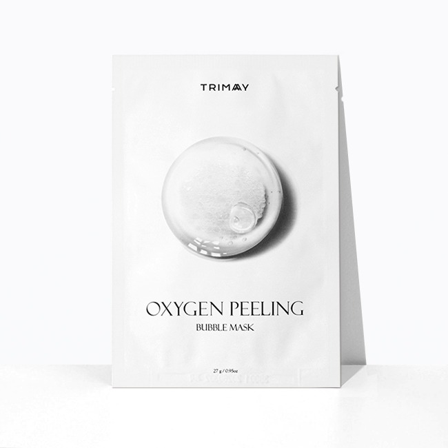 TRIMAY Тканевая очищающая кислородная маска для лица Oxygen Peeling Bubble Mask, 27 мл
