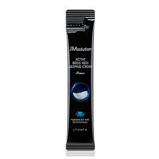 JMsolution Маска ночная с ласточкиным гнездом - Active bird nest sleeping cream prime, 4мл