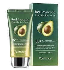 FarmStay Питательный солнцезащитный крем с авокадо Real Avocado Essential Sun Cream SPF50+ PA++++