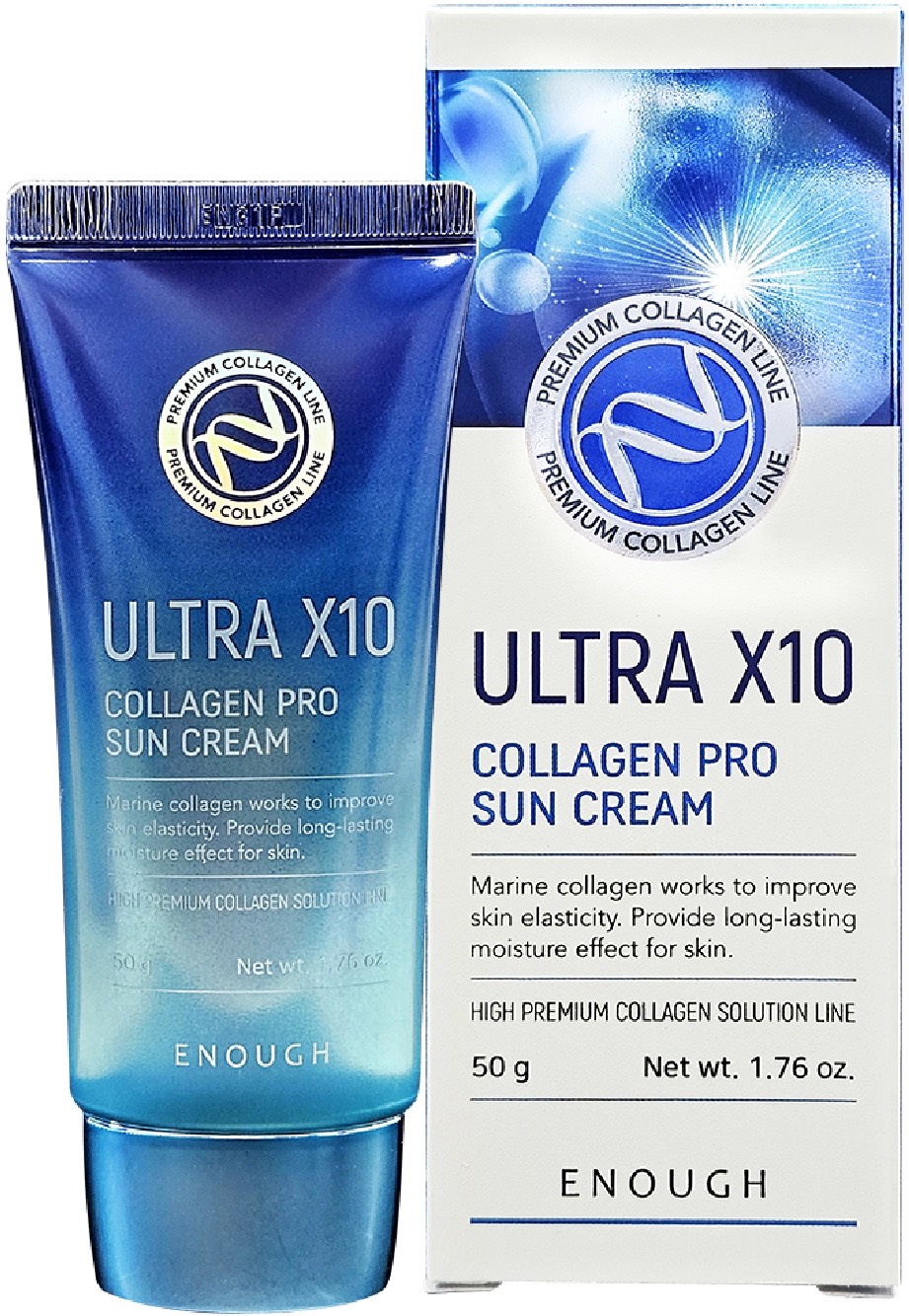 ENOUGH Солнцезащитный крем коллаген Ultra x10 Collagen Pro Sun Cream