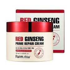 FarmStay Крем для лица восстанавливающий с женьшенем Red Ginseng Prime Repair Cream