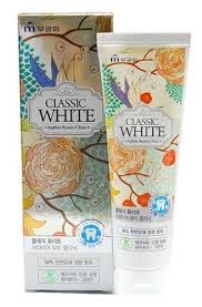 MUKUNGHWA Зубная паста отбеливающая со вкусом мяты и зеленого чая Classic White Saphire