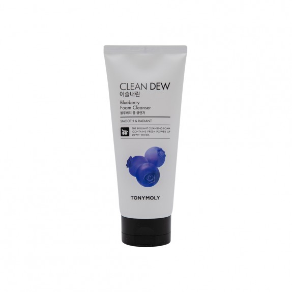 Tony Moly Пенка для умывания с черникой - Clean dew foam cleanser blueberry, 180мл