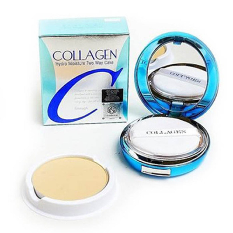 ENOUGH Пудра увлажняющая с коллагеном «тон 23» с запаской - Collagen hydro moisture SPF25, 13г