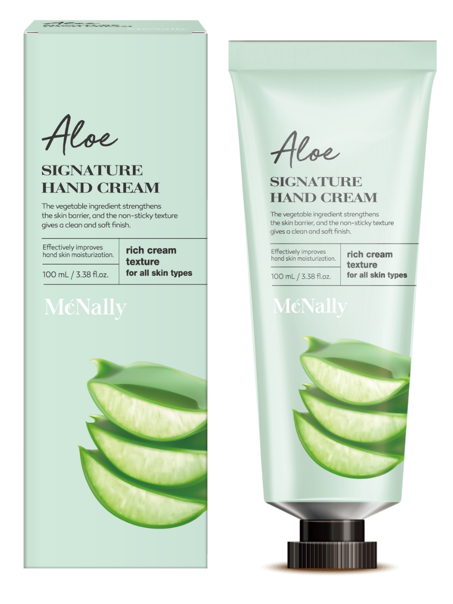 MCNALLY Крем для рук с экстрактом алоэ Signature Hand Cream Aloe, 100 мл