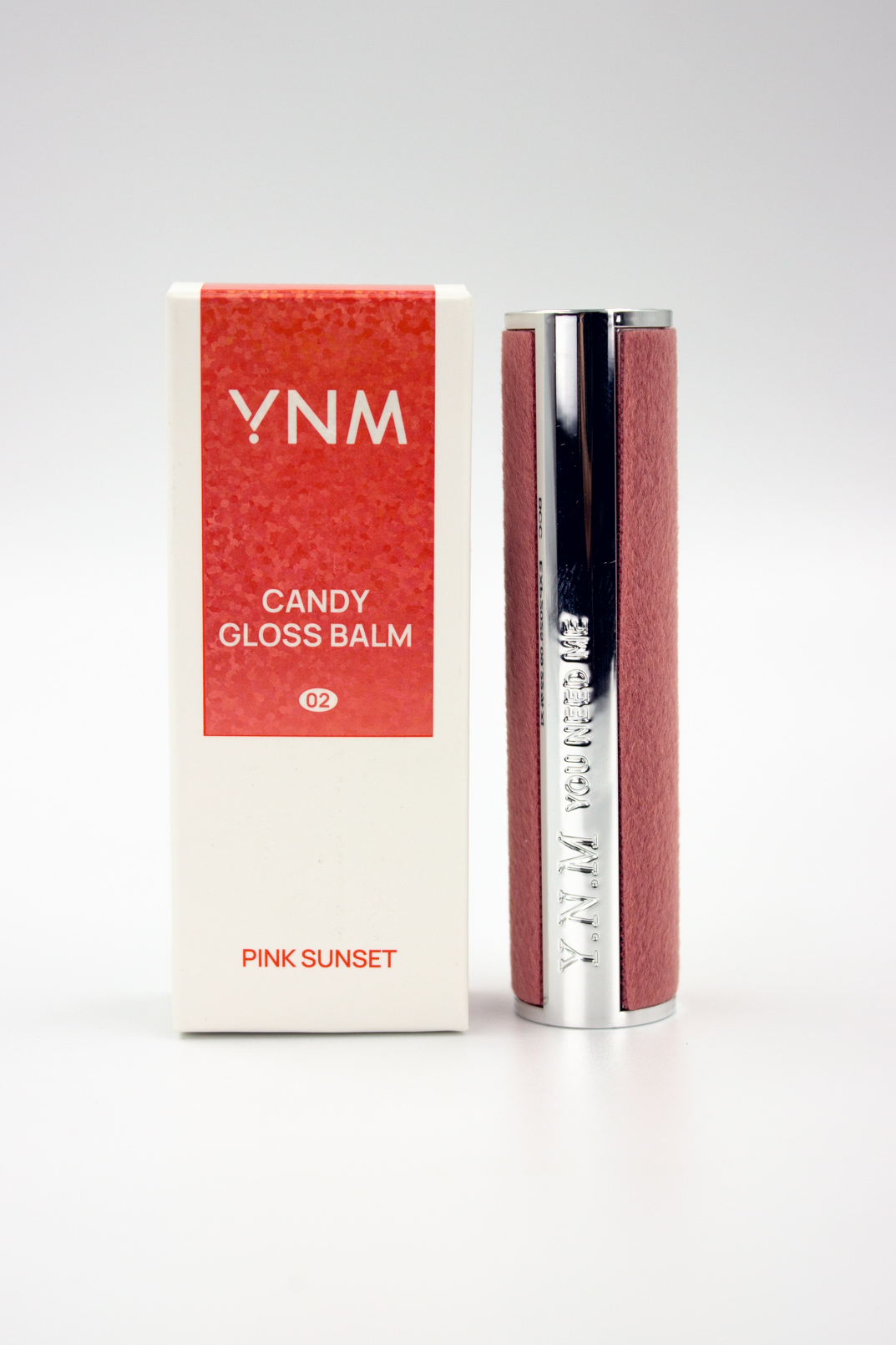 YNM Бальзам для губ CANDY GLOSS BALM 02 PINK SUNSET, 3 ГР.