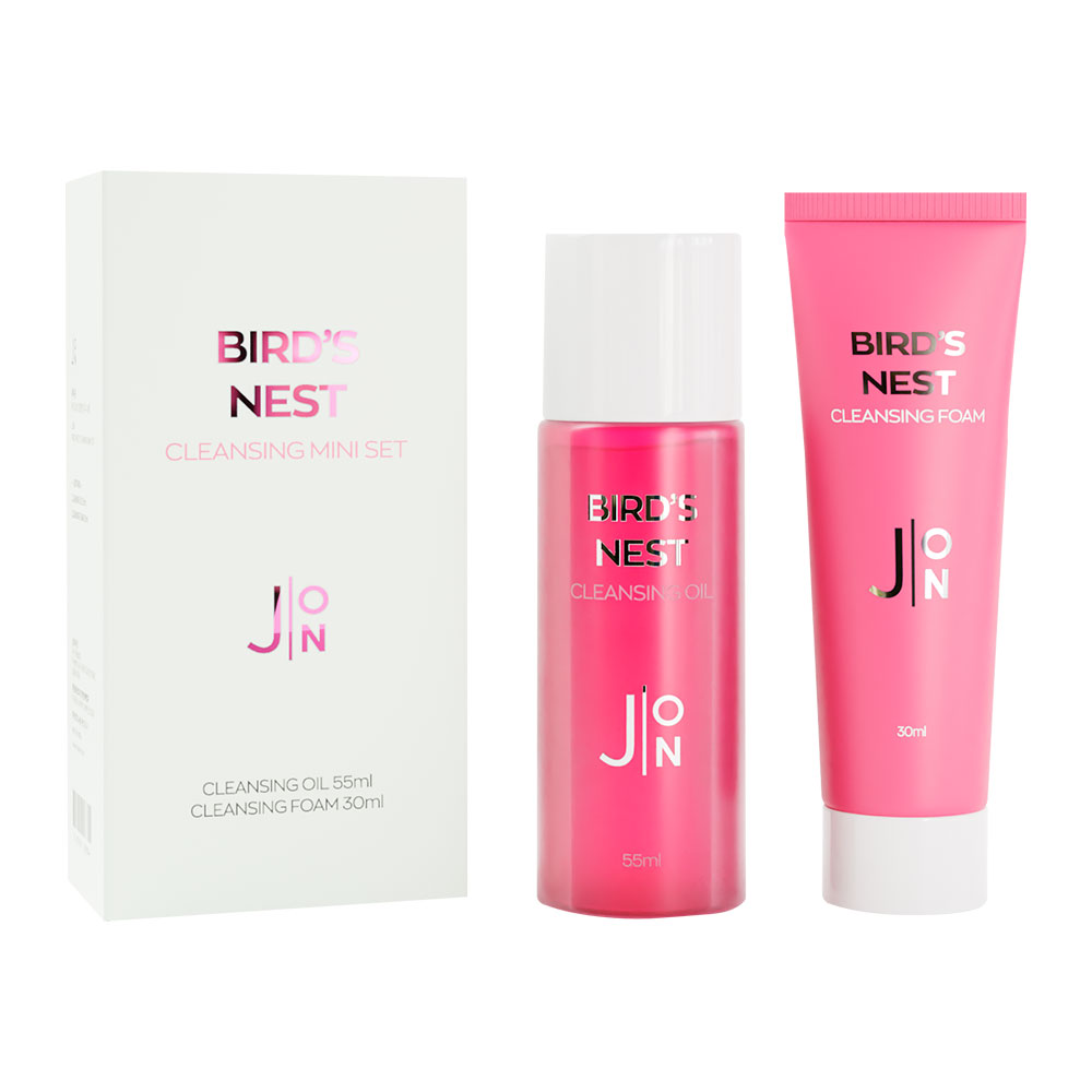 J:ON BIRD'S NEST CLEANSING MINI SET Набор миниатюр для очищения кожи лица ЛАСТОЧКИНО ГНЕЗДО, 30 мл/50 мл