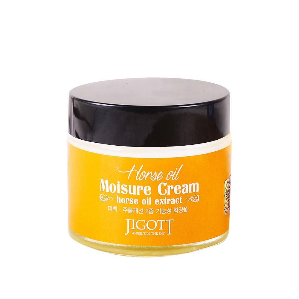 JIGOTT Крем для лица ЛОШАДИНЫЙ ЖИР HORSE OIL Moisture Cream, 70 мл