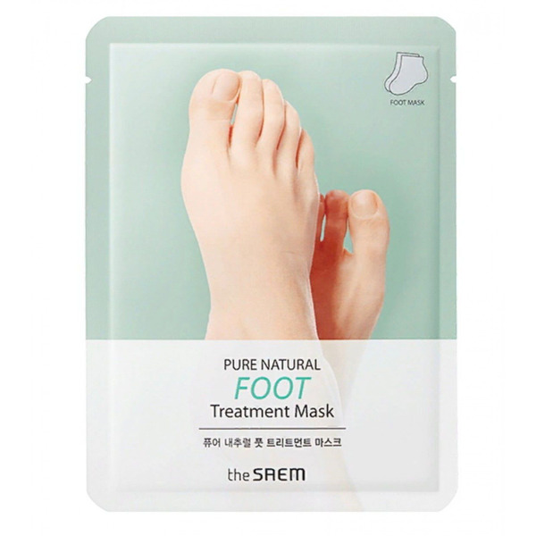 THE SAEM Маска для ног Pure Natural Foot Treatment Mask, 8 г х 2