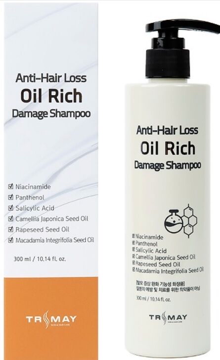Trimay Безсульфатный шампунь против выпадения волос Anti-Hair Loss Oil Rich Damage Shampoo, 300мл