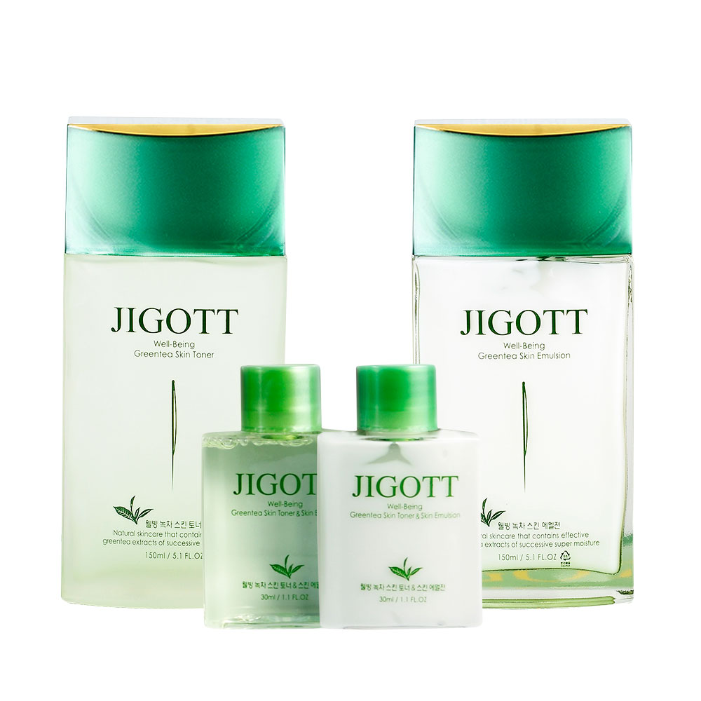 JIGOTT НАБОР МУЖСКОЙ/ЗЕЛЕНЫЙ ЧАЙ для ухода за лицом WELL-BEING GREEN TEA HOMME SKIN