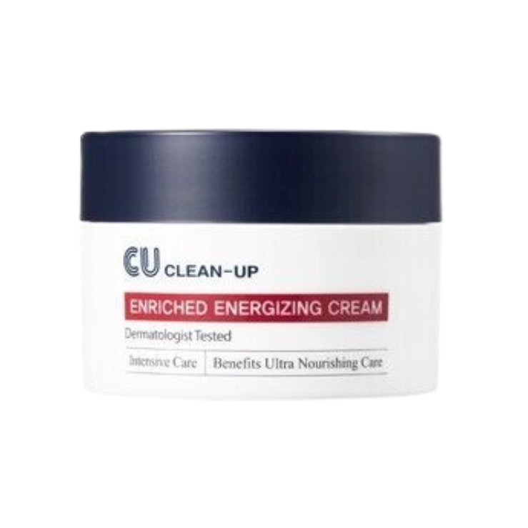 CUSKIN Омолаживающий Концентрированный Крем с Пептидами и Церамидами  CLEAN-UP Enriched Energizing Cream