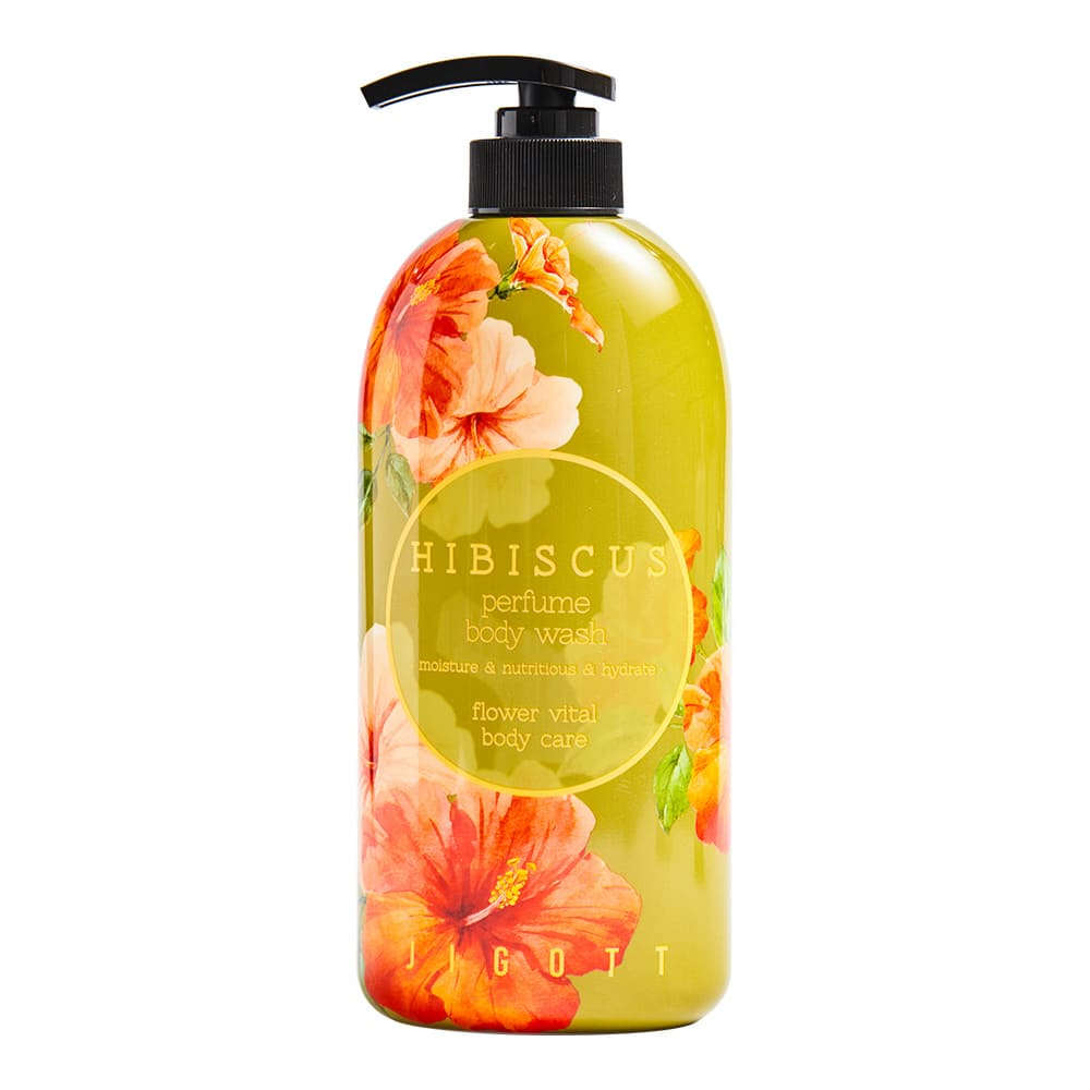 JIGOTT Гель для душа ПАРФЮМИРОВАННЫЙ/ГИБИСКУС HIBISCUS PERFUME BODY WASH, 750 мл