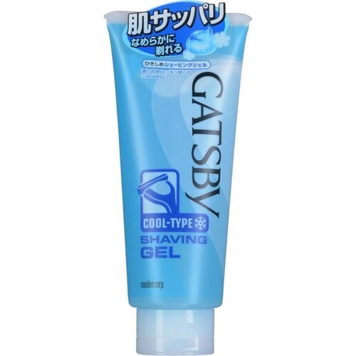 Mandom Гель для бритья с ментолом и кофеином - Gatsby tightening shaving gel