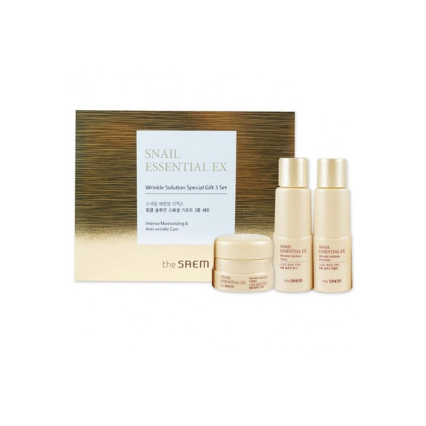 THE SAEM Набор кремов Snail Essential EX Wrinkle Solution Special Gift 3 Set