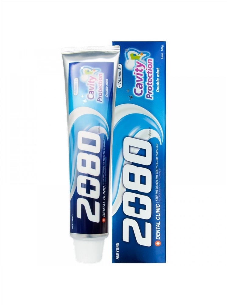 KeraSys Паста зубная «натуральная мята» - Dental clinic 2080 double mint, 120г