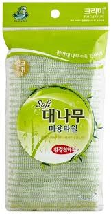 SUNG BO CLEAMY Мочалка для душа Bamboo Shower Towel, 1 шт 280 мм х 1000 мм