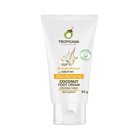 Tropicana Крем для ног кокосовый Organic Coconut Foot Cream, 50мл
