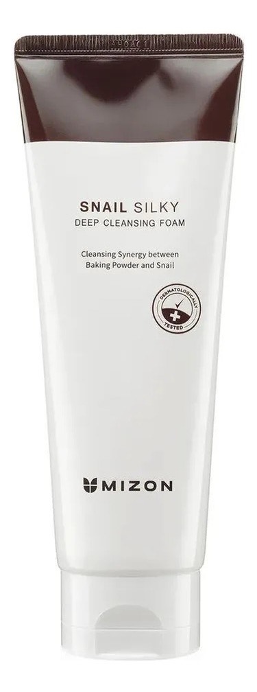 MIZON Пенка для умывания с муцином улитки Snail Silky Deep Cleansing Foam, 150мл