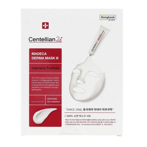 Centellian24 Маска тканевая интенсивная - Madeca derma mask III intensive formula, 23мл