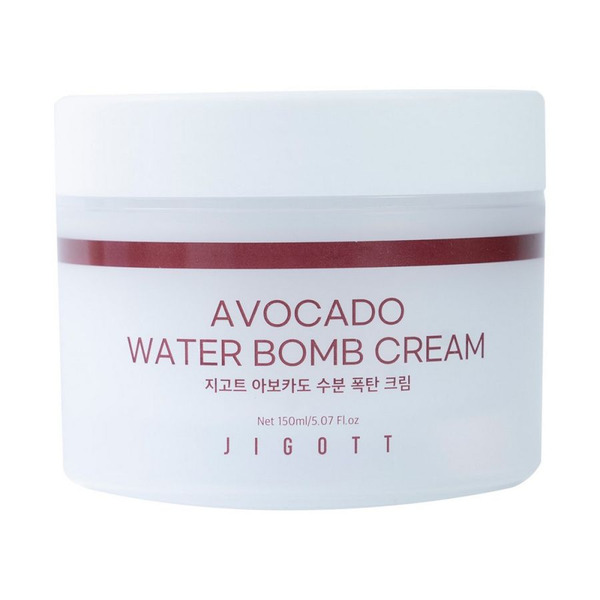 Jigott Крем для лица увлажняющий с экстрактом авокадо Avocado Water Bomb Cream, 150 мл