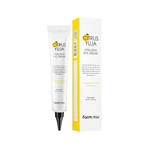 FarmStay Крем для глаз с экстрактом юдзу - Citrus yuja vitalizing eye cream, 45мл