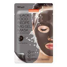 Purederm Гидрогелевая маска для лица Black Food Recipe Mg:Gel Mask