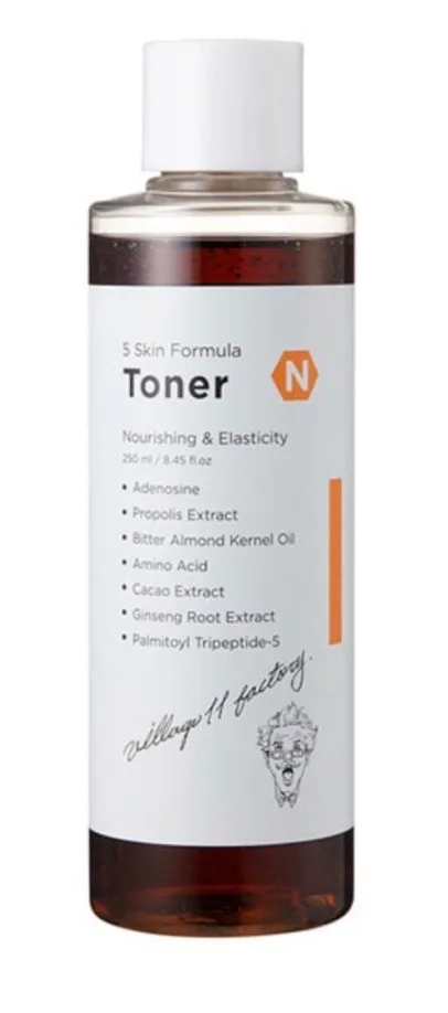 Village 11 Factory Питательный тонер для повышения эластичности N Skin Formula Toner