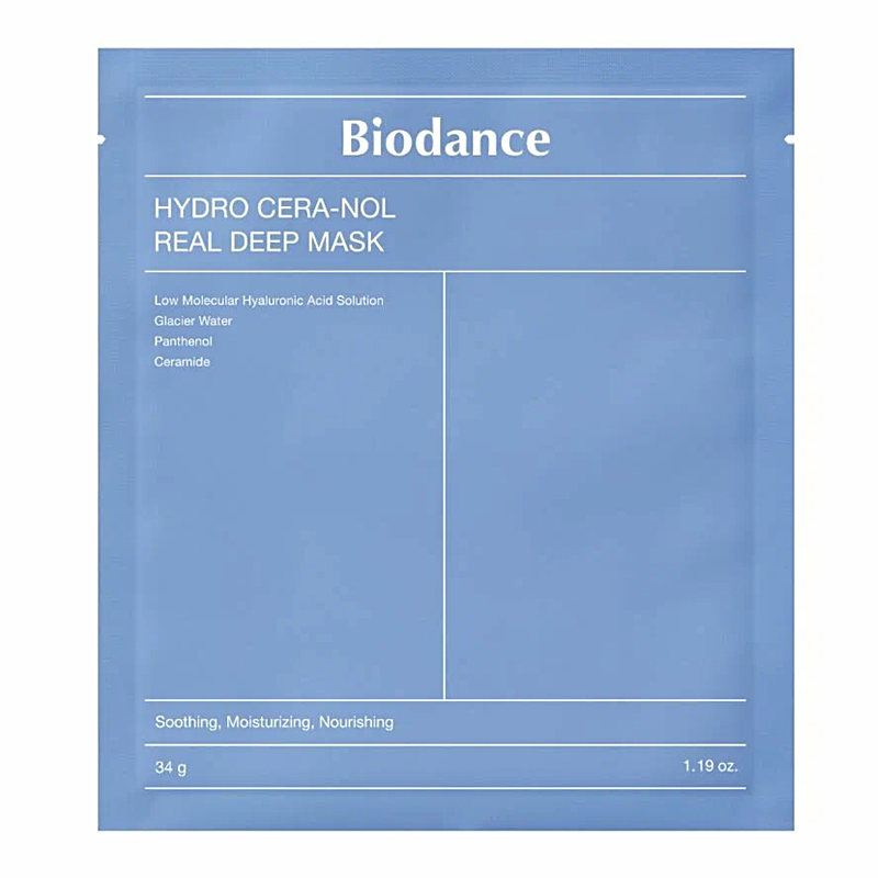 BIODANCE Маска ночная гидрогелевая с церамидами Hydro Cera-Nol Real Deep Mask (34г)