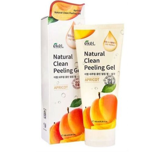 EKEL Пилинг-скатка с экстрактом абрикоса - Natural clean peeling gel apricot, 100мл