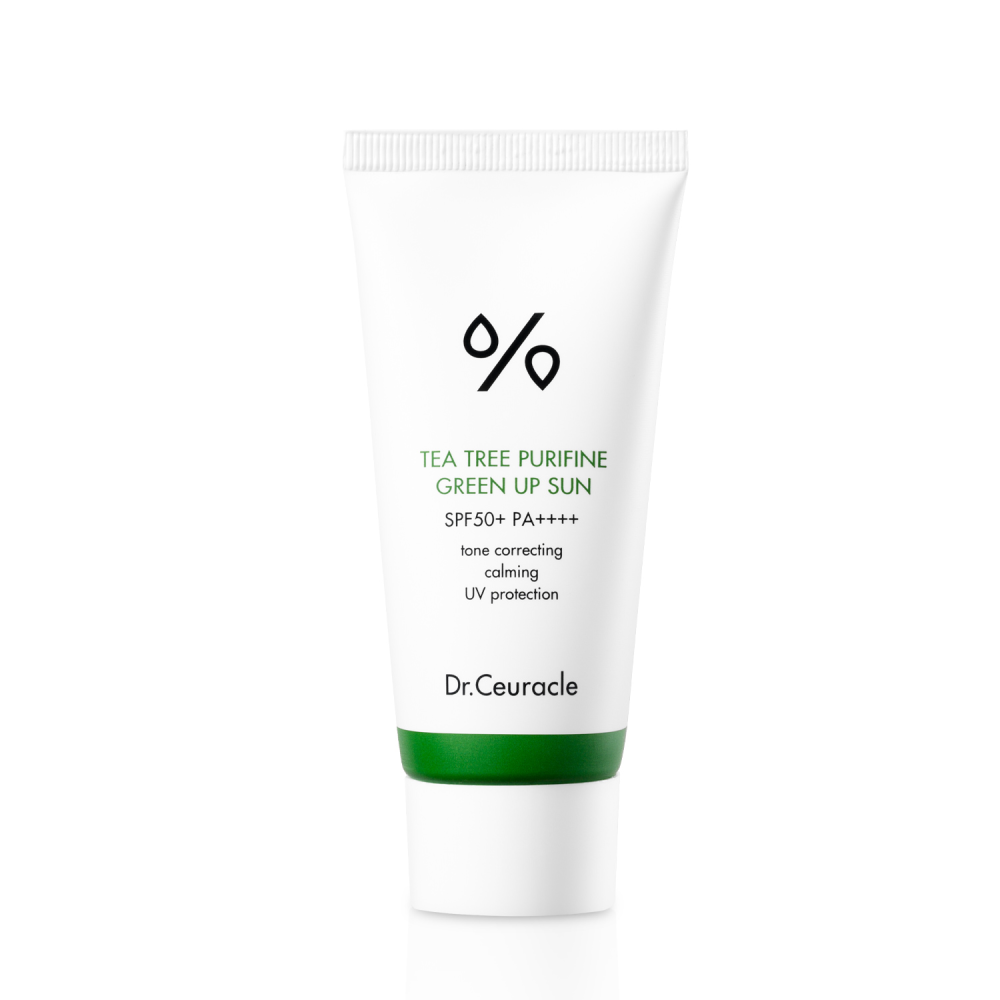 Dr. Ceuracle Солнцезащитный крем Tea Tree Purifine Green Up Sun SPF50+