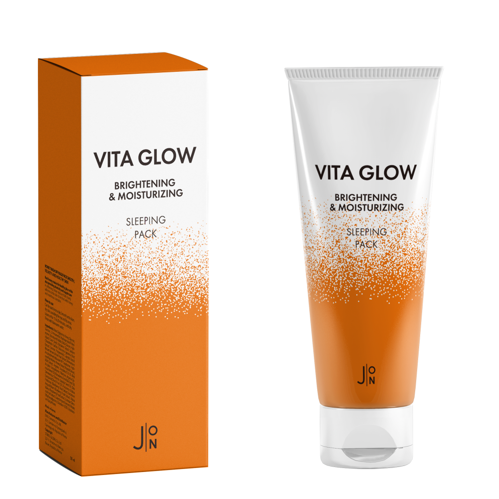 J:ON Маска для лица ВИТАМИНЫ Vita Glow Brightening&Moisturizing Sleeping Pack, 50 гр