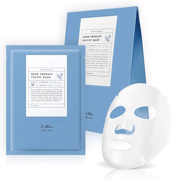 DR. ALTHEA Pro Lab Тканевая маска для лица УВЛАЖНЕНИЕ/ПИТАНИЕ Herb Therapy Velvet Mask