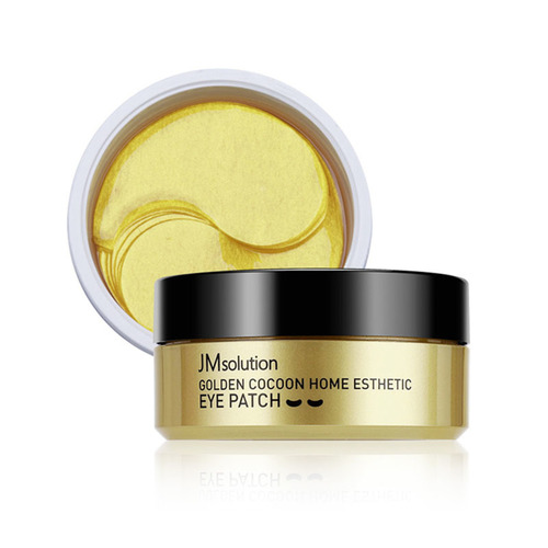 JMsolution Гидрогелевые патчи с экстрактом золотого шелкопряда - Golden cocoon home esthetic eye patch, 60шт