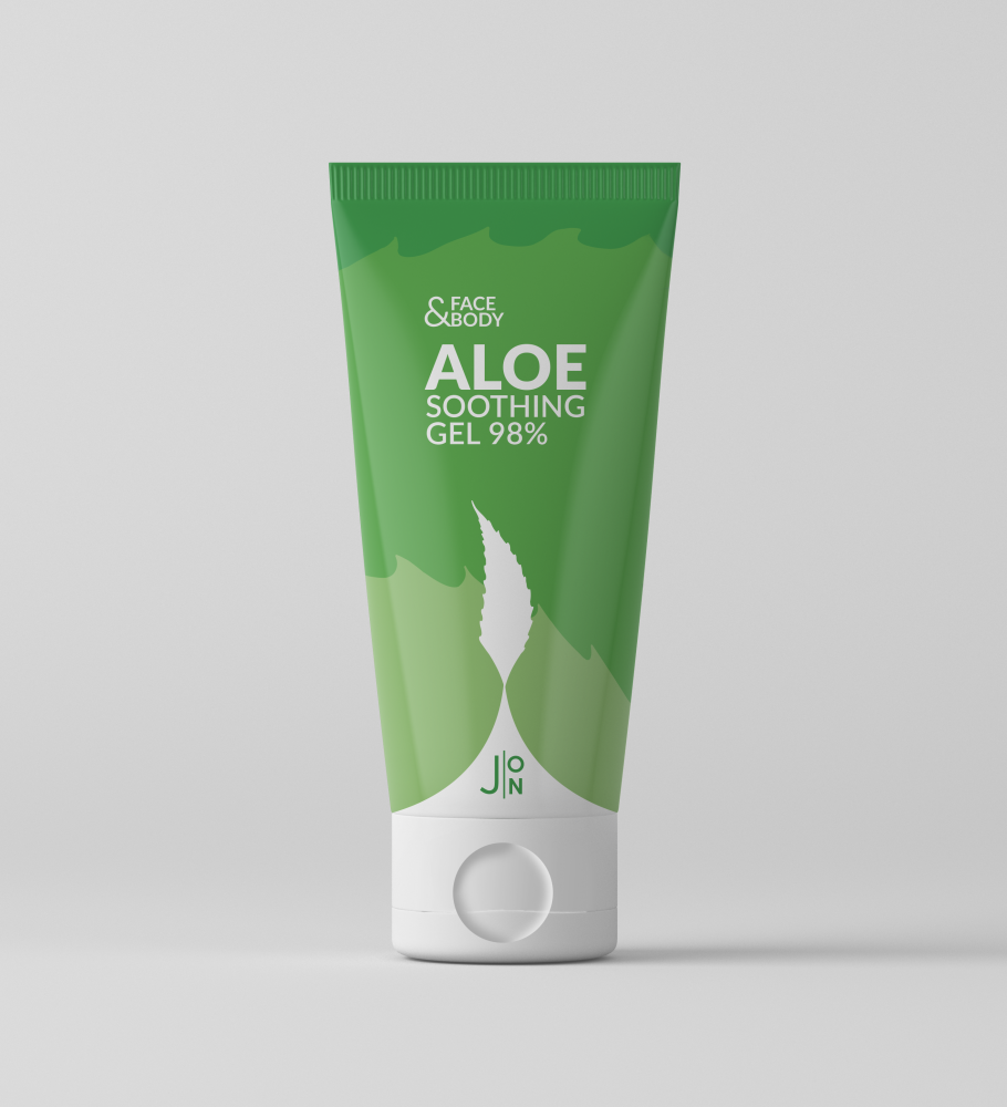 J:ON  Гель универсальный АЛОЭ Face & Body Aloe Soothing Gel 98%, 200 мл