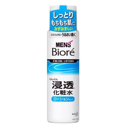 KAO Мужской интенсивно увлажняющий лосьон после бритья Mens Biore Toner Lotion Type, 180 мл