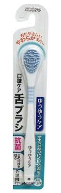 Ebisu Мягкая щётка для чистки языка с гибкой ручкой, 1 шт