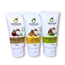 Tropicana Крем для рук кокосовый Organic Coconut Hand Cream, 50мл