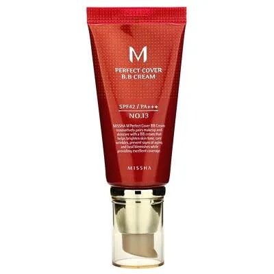 MISSHA BB крем для лица Perfect Cover BB Cream SPF42/PA+++  №13, 50мл