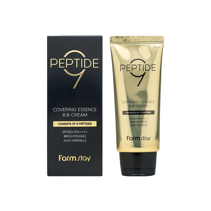 FarmStay BB крем Peptide 9 Covering Essence BB Cream SPF50+/PA++++, 50 г