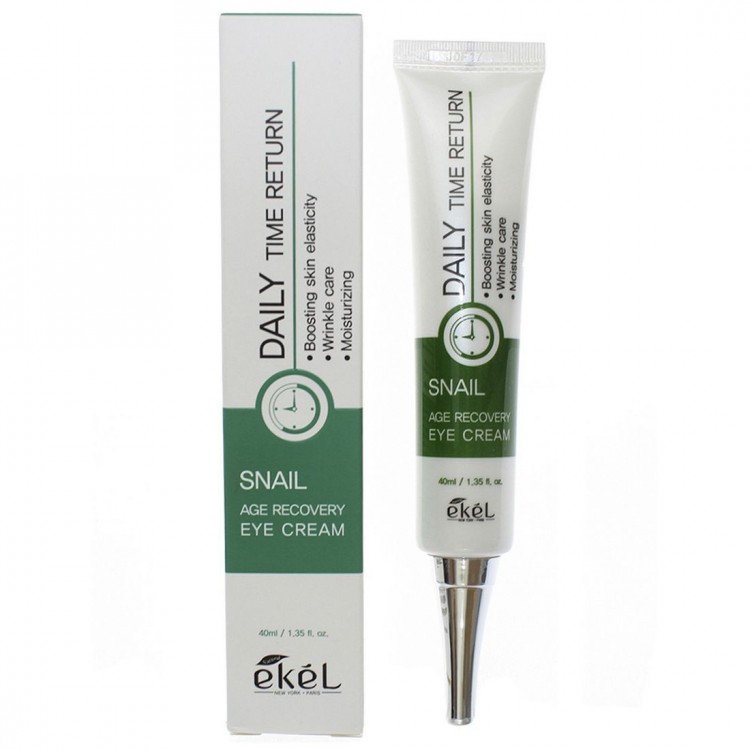 Ekel Крем для век Daily time return Snail age recovery eye cream, 40 мл