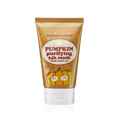 Too Cool For School Маска-пленка  – Pumpkin Purifying 24k mask (mini), 30мл