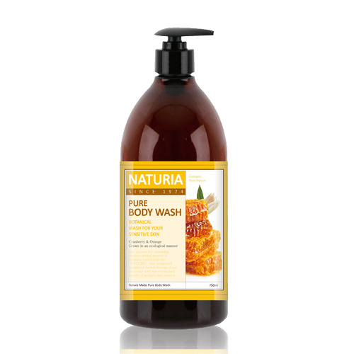 NATURIA Гель для душа МЕД/ЛИЛИЯ Pure Body Wash (Honey & White Lily), 750 мл