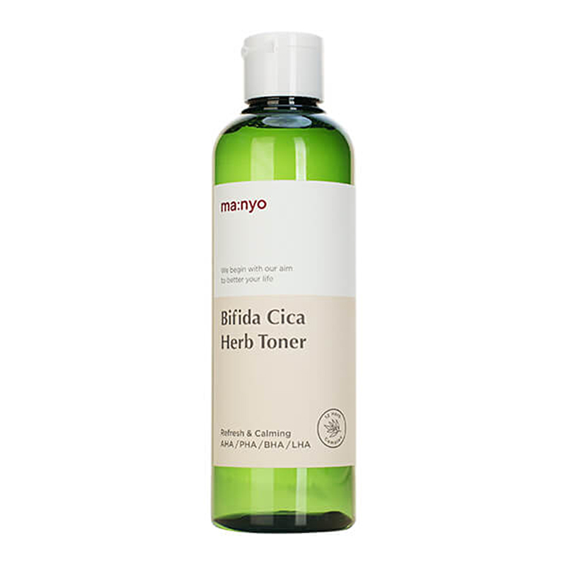 MANYO FACTORY Тонер очищающий для чувствительной кожи Bifida Cica Herb Toner, 210мл