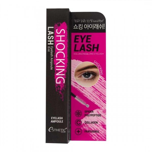 ESTHETIC HOUSE Сыворотка для ресниц РОСТ/УКРЕПЛЕНИЕ Shocking Lash Eyelash Ampoule, 8 мл